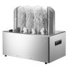 VEVOR Wine Glass Polisher 8-Brush Polishing Machine 660Cups/H for Bar Restaurant