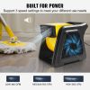VEVOR Pivoting Utility Fan, 600 CFM High Velocity Floor Blower for Drying, Cooling, Ventilating, Exhausting, 300° Blowing Angle Air Mover