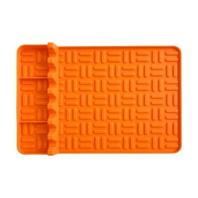 Seamless Outdoors BBQ Silicone Mat (Color: orange)