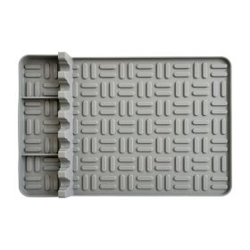 Seamless Outdoors BBQ Silicone Mat (Color: Grey)